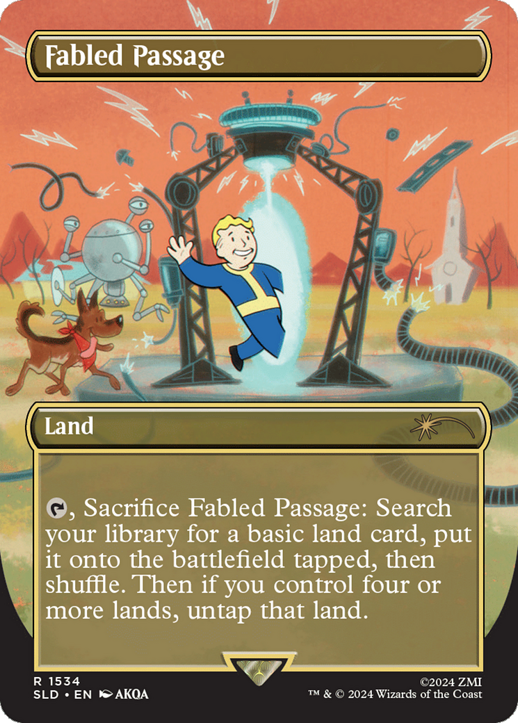 Image of Fabled Passage (1534) (SLD-1534) - Secret Lair Drop (Borderless)