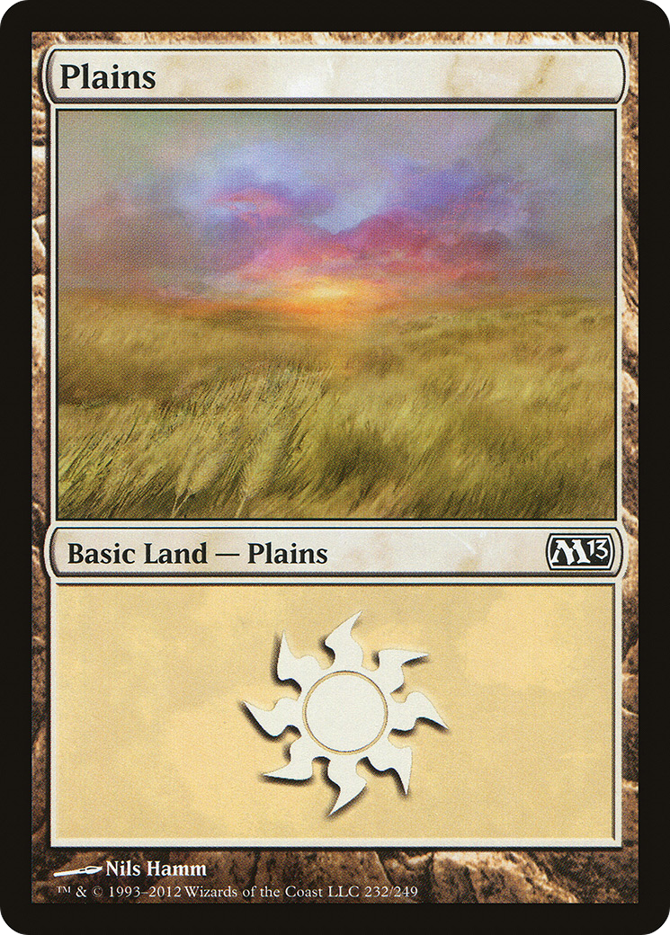 Image of Plains (232) (M13-232) - Magic 2013 Foil