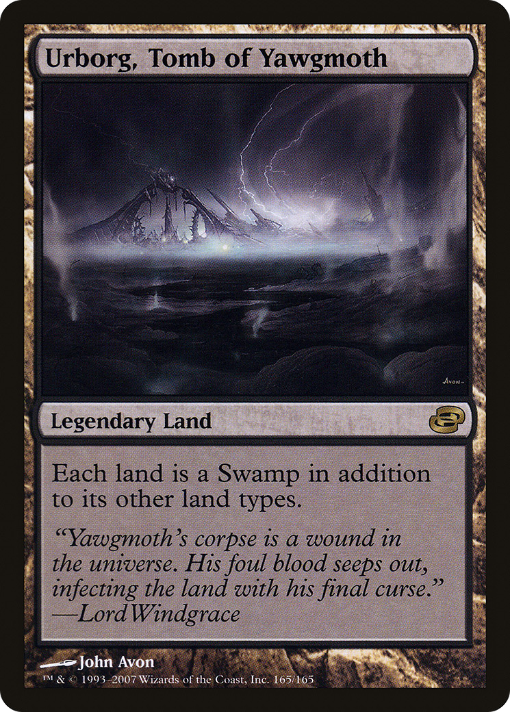 Image of Urborg, Tomb of Yawgmoth (PLC-165) - Planar Chaos Foil