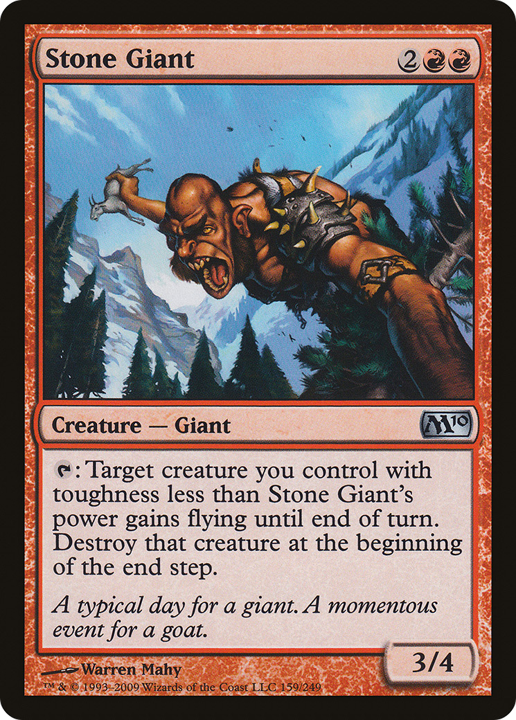 Image of Stone Giant (M10-159) - Magic 2010 Foil