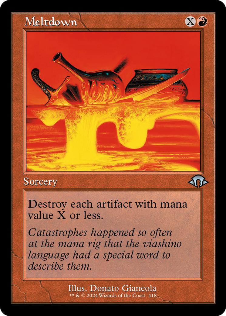 Image of Meltdown (Retro Frame) (MH3-418) - Modern Horizons 3 Foil