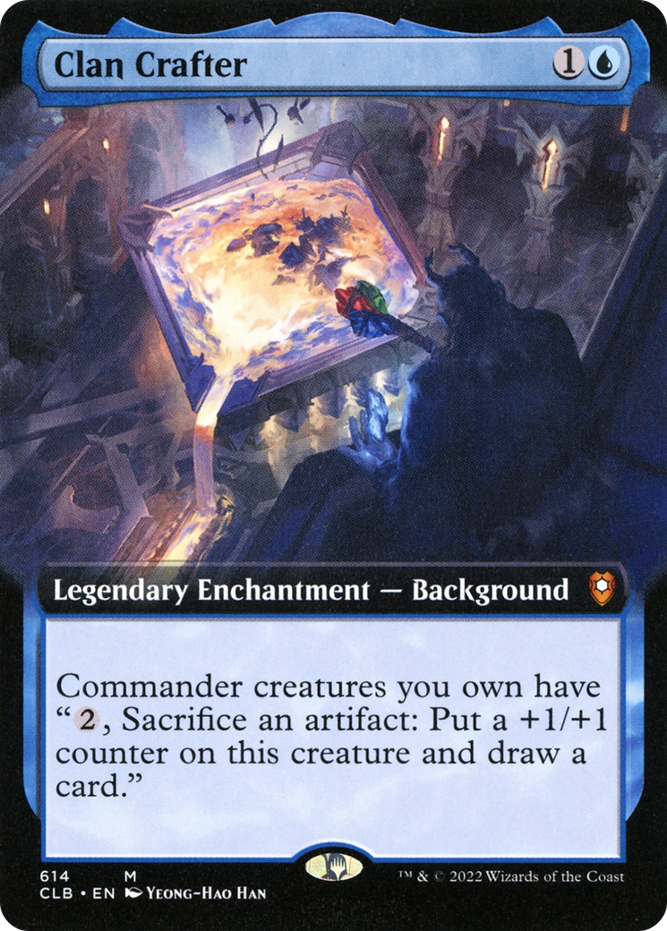 Image of Clan Crafter (Extended Art) (CLB-614) - Commander Legends: Battle for Baldur's Gate: (Extended Art)