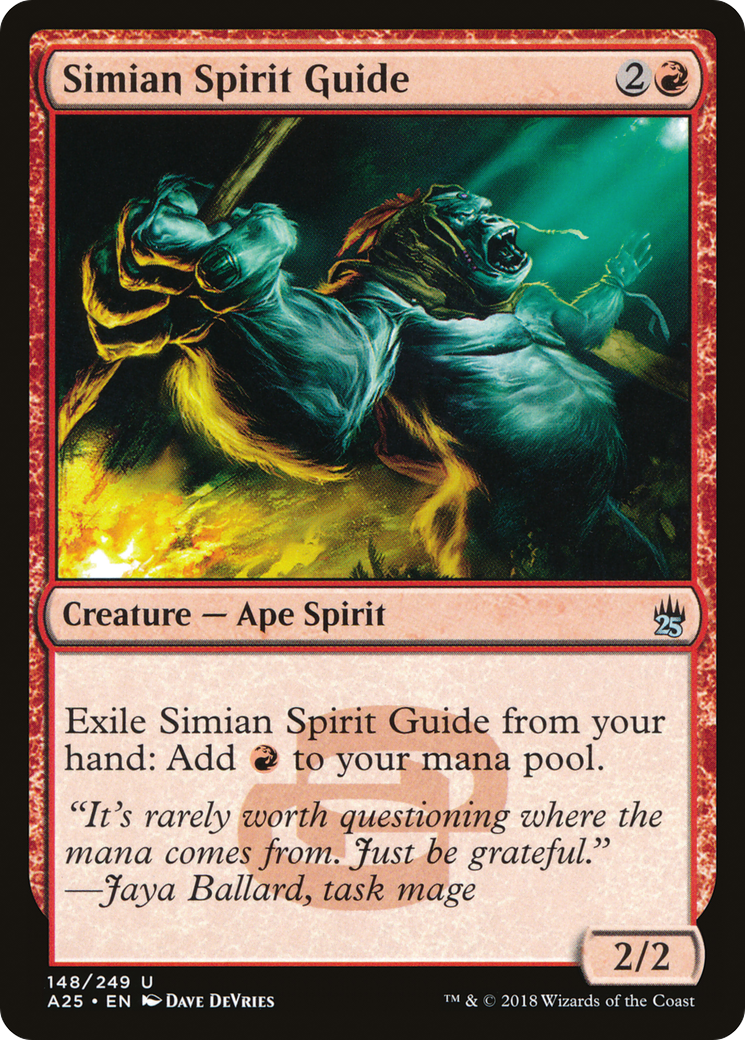 Image of Simian Spirit Guide (A25-148) - Masters 25 Foil