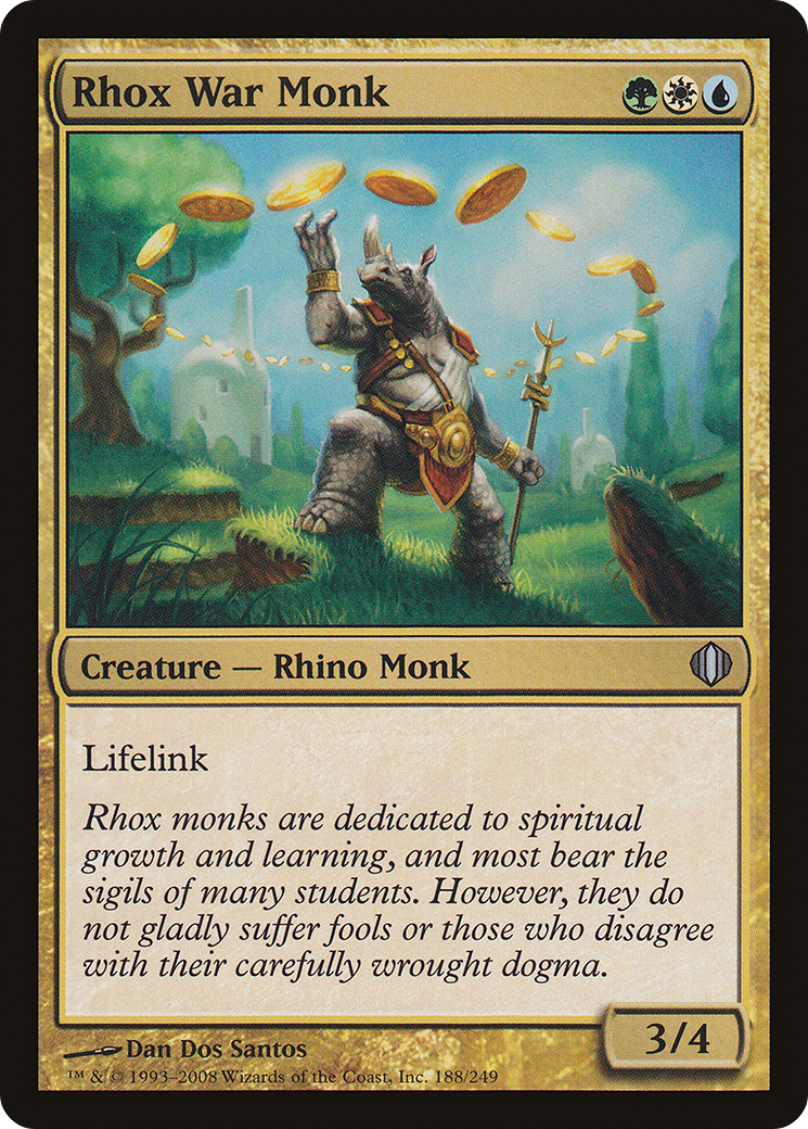 Image of Rhox War Monk (ALA-188) - Shards of Alara Foil