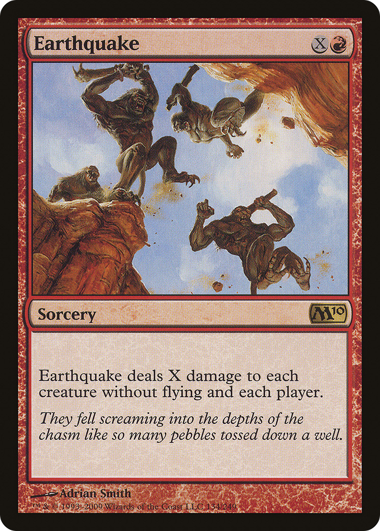 Image of Earthquake (M10-134) - Magic 2010 Foil