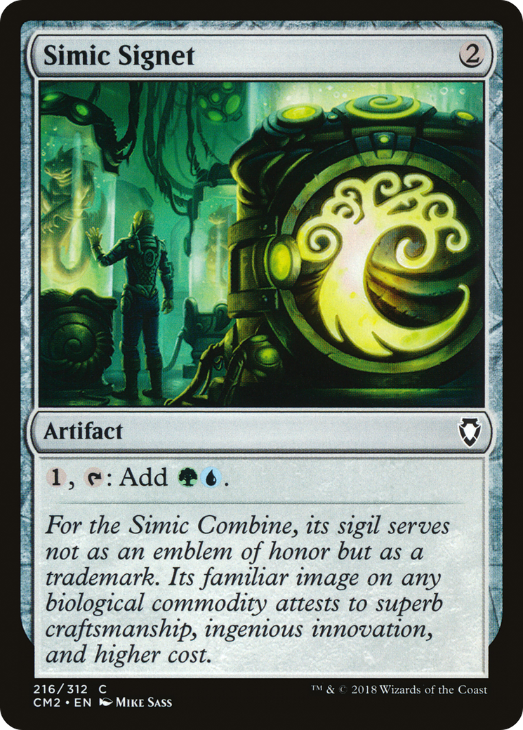 Image of Simic Signet (216) (CM2-216) - Commander Anthology Volume II