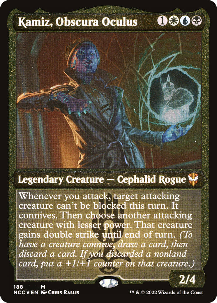 Image of Kamiz, Obscura Oculus (NCC-188) - New Capenna Commander Etched Foil