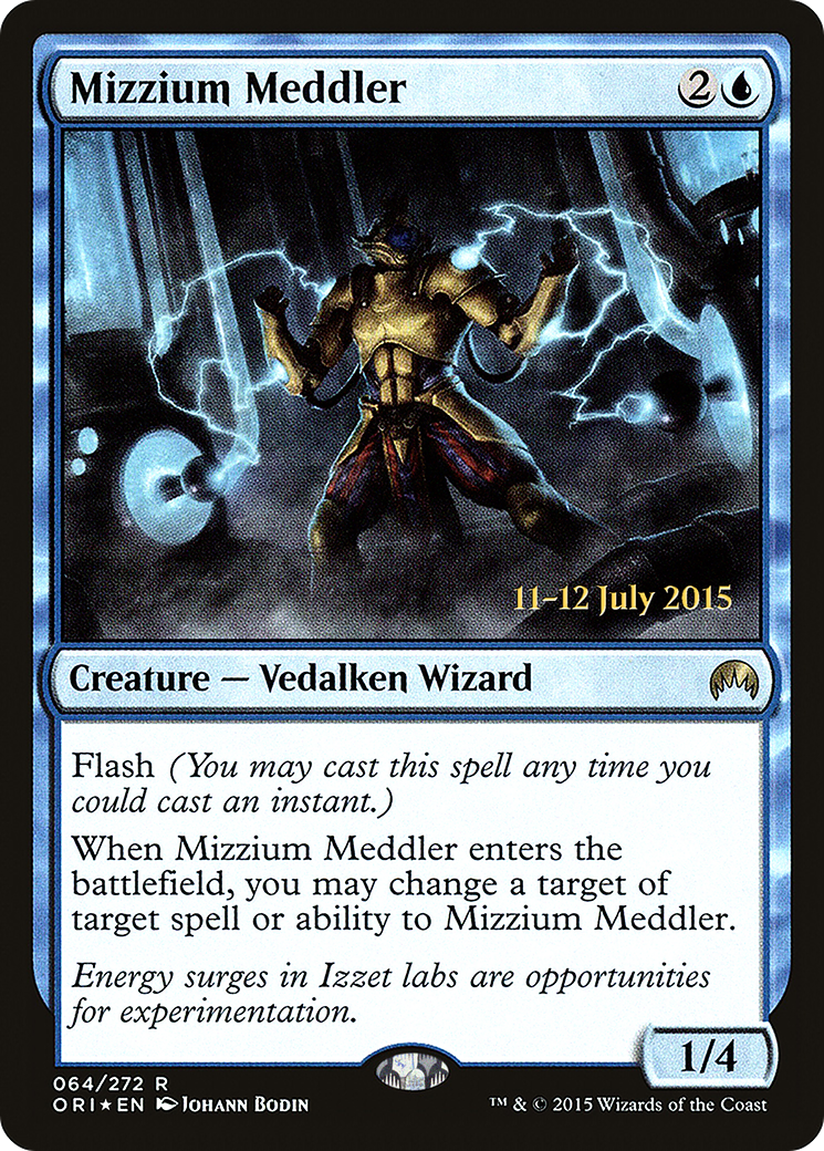 Image of Mizzium Meddler (PRE-64S) - Magic Origins Promos Foil