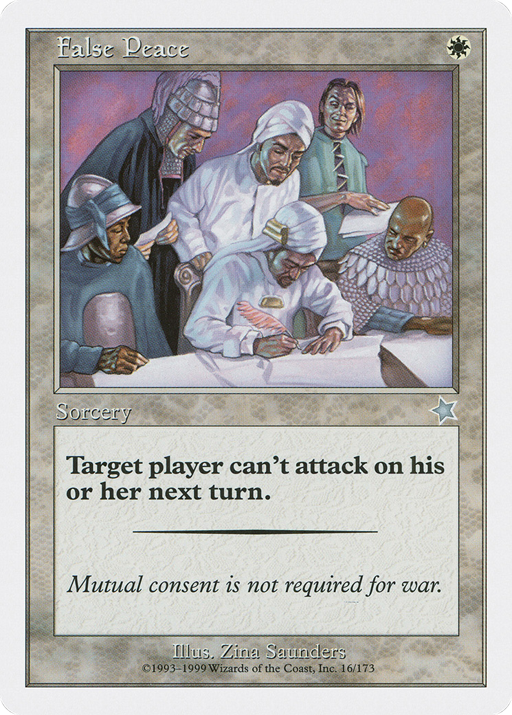 Image of False Peace (S99-016) - Starter 1999