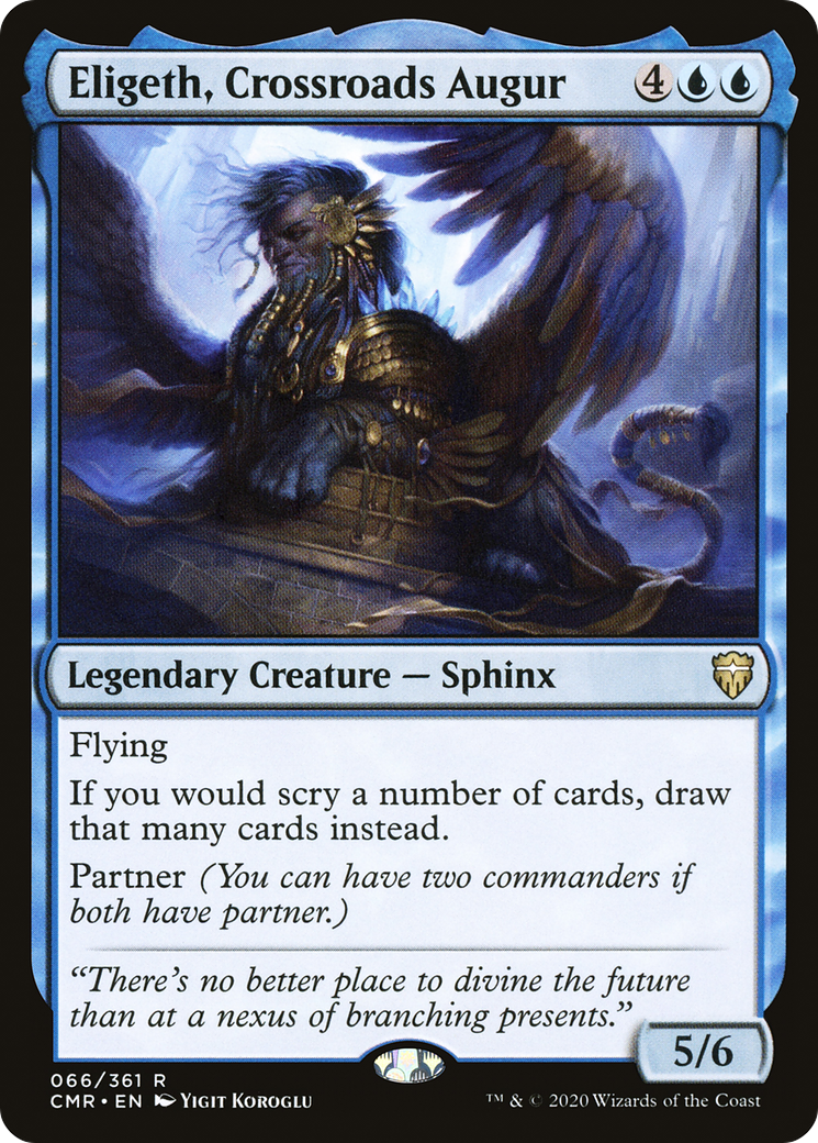 Image of Eligeth, Crossroads Augur (CMR-066) - Commander Legends