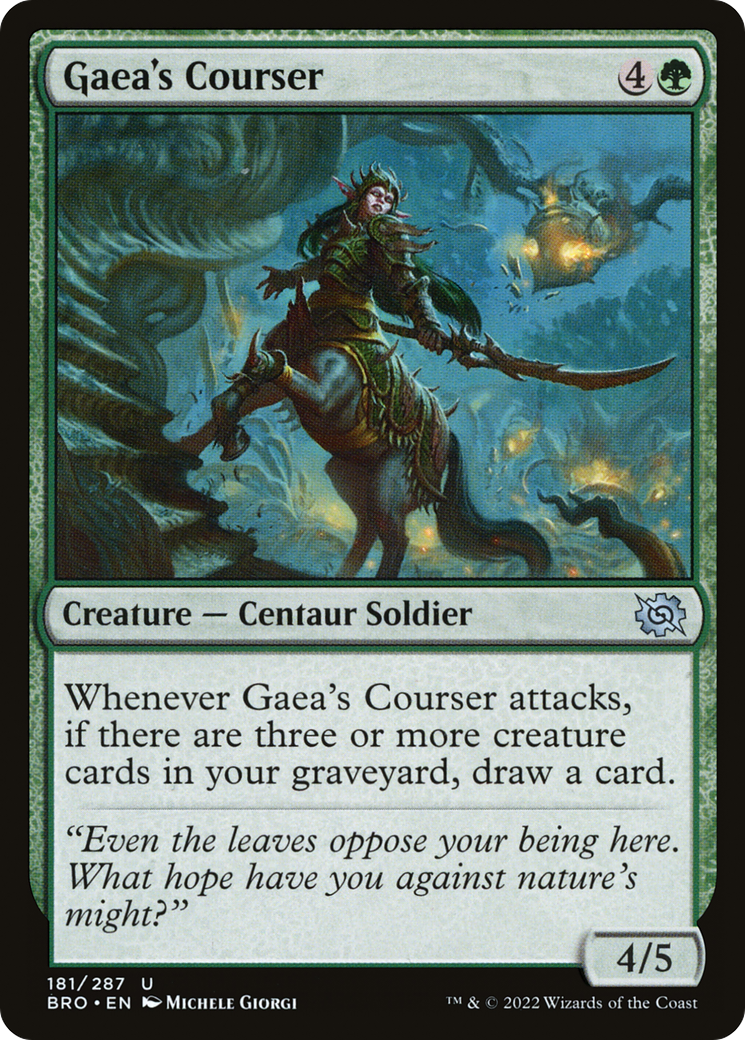 Image of Gaea's Courser (BRO-181) - The Brothers' War