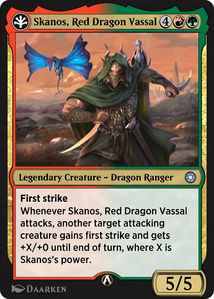 Image of Skanos, Red Dragon Vassal (HBG-18R) - Alchemy Horizons: Baldur's Gate