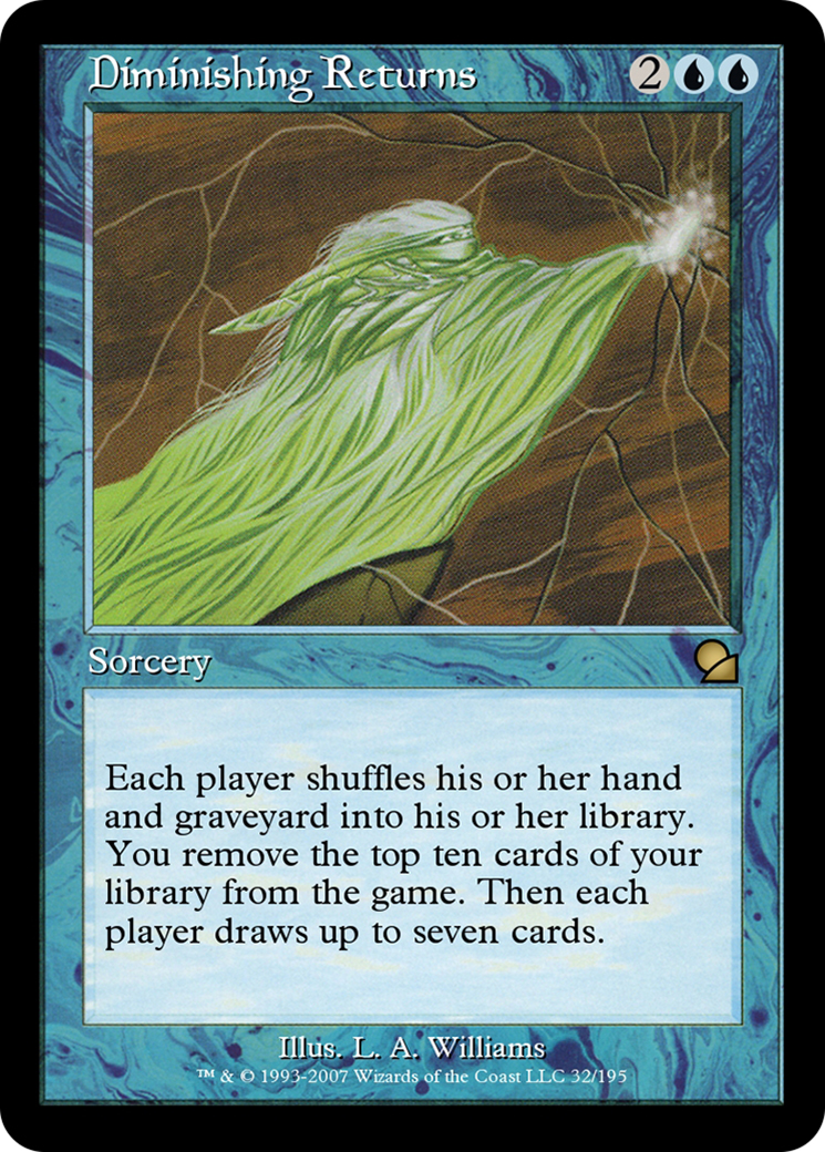Image of Diminishing Returns (ME1-032) - Masters Edition Foil