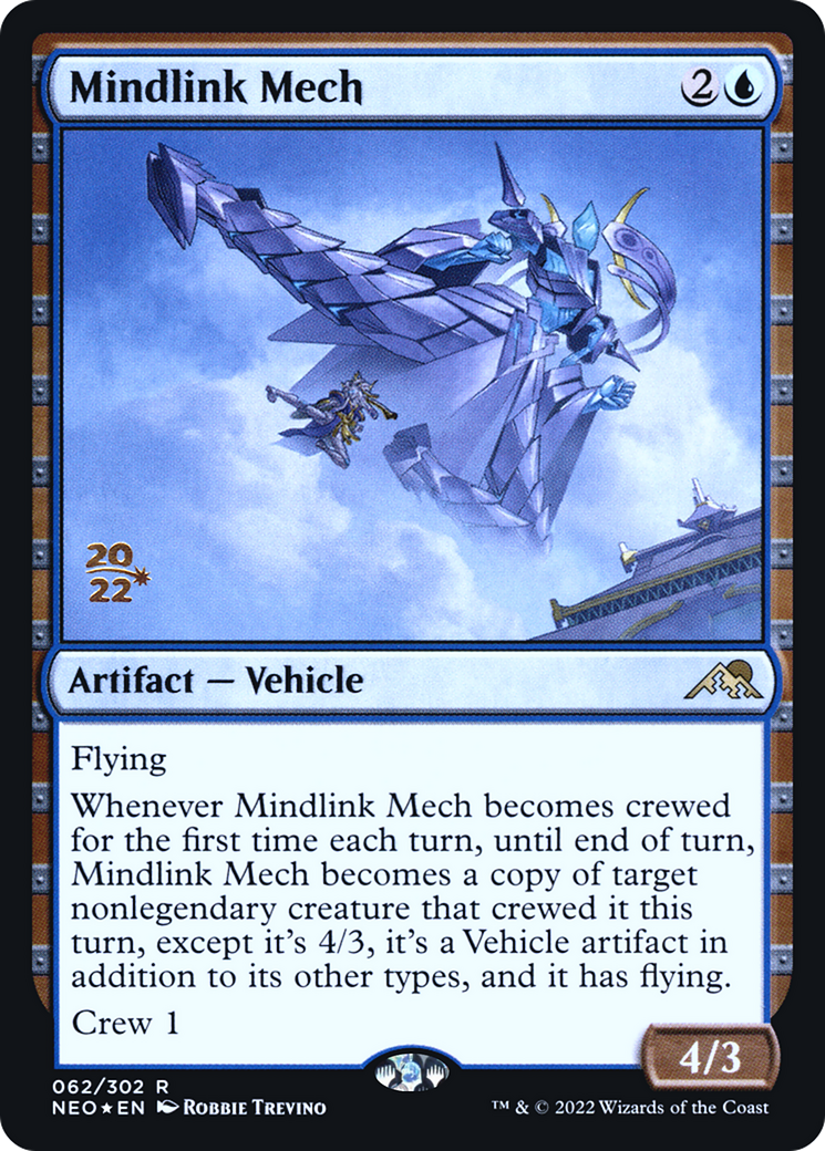 Image of Mindlink Mech (PRE-062) - Kamigawa: Neon Dynasty Promos Foil