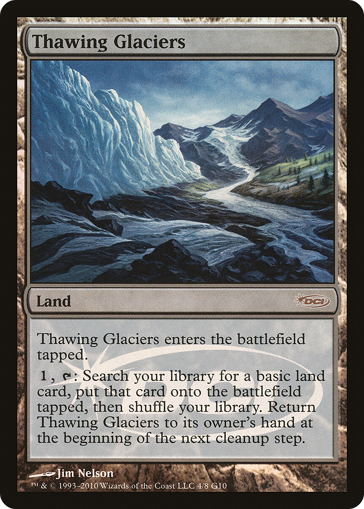 Image of Thawing Glaciers (JDG-004) - Judge Gift Cards 2010 Foil