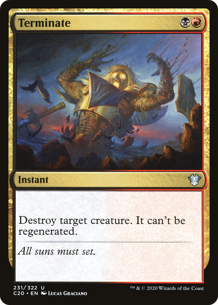 Image of Terminate (C20-231) - Commander 2020