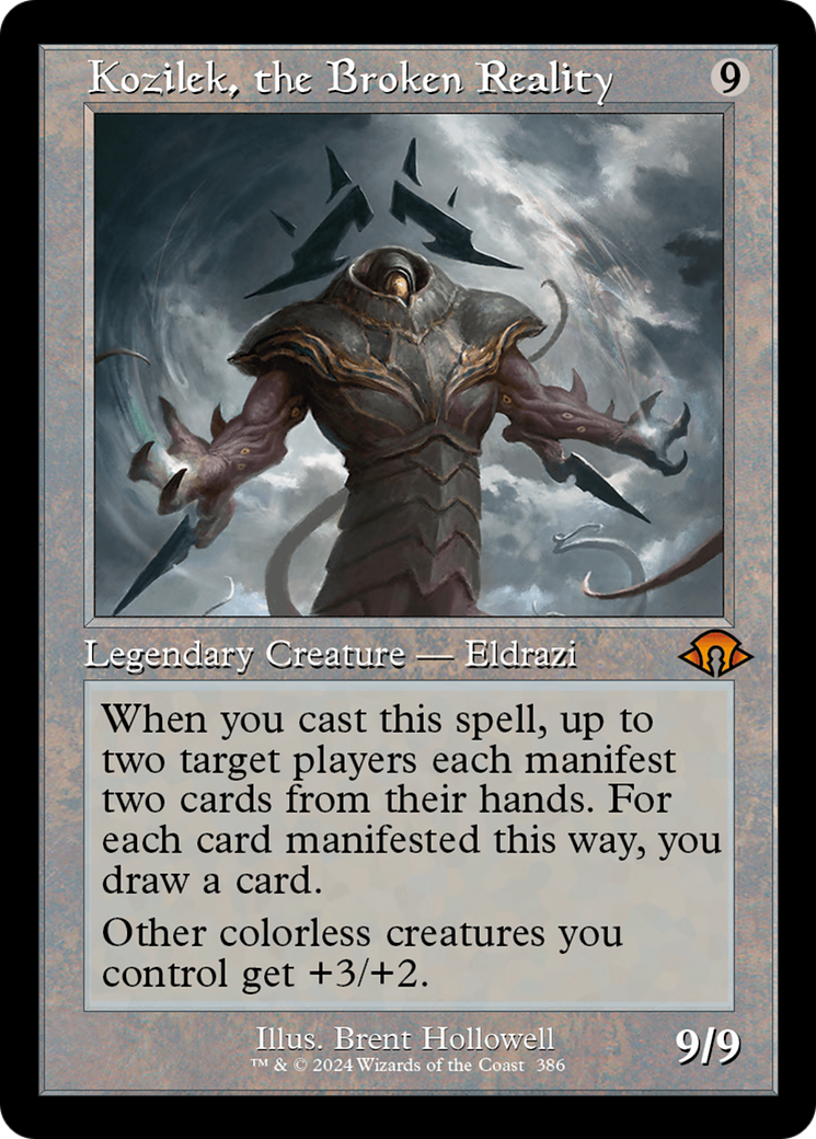 Image of Kozilek, the Broken Reality (Retro Frame) (MH3-386) - Modern Horizons 3