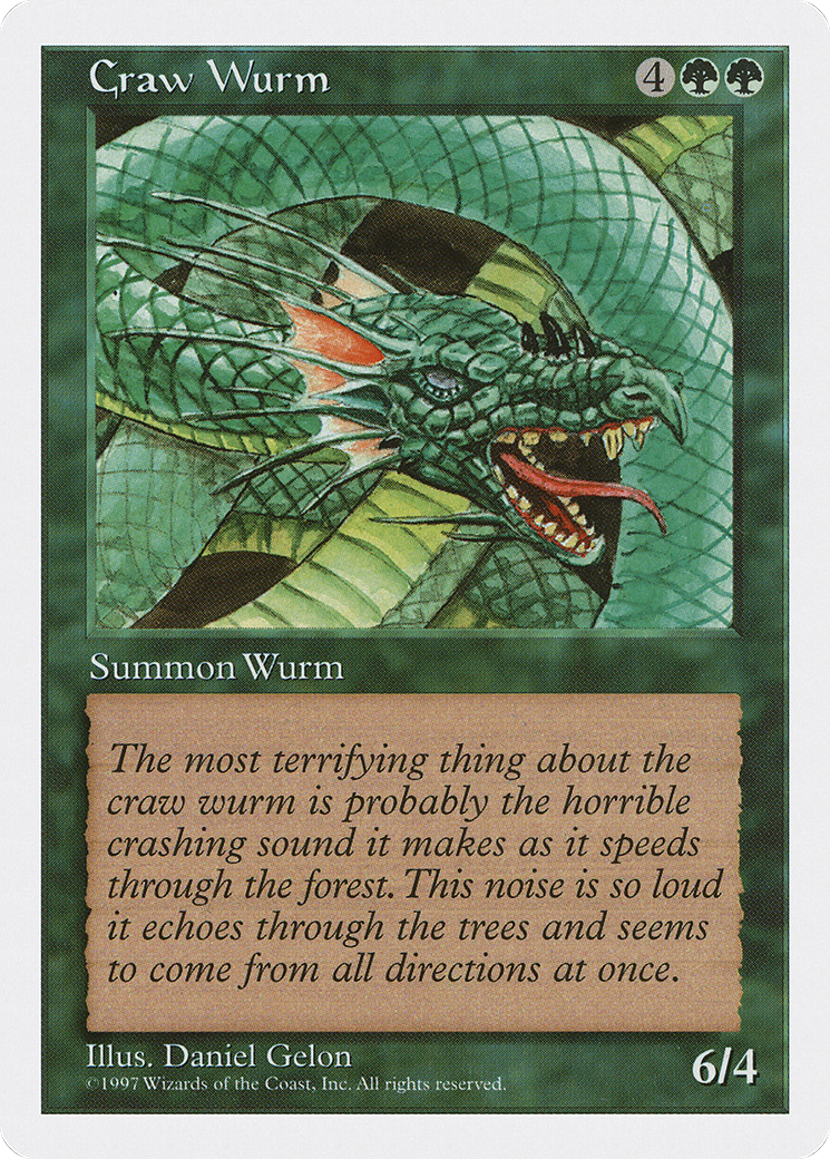 Image of Craw Wurm (5ED-) - Fifth Edition