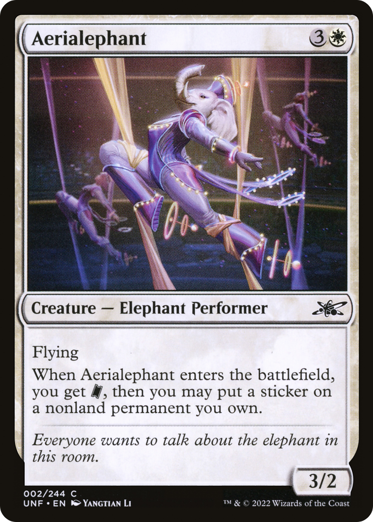 Image of Aerialephant (UNF-002) - Unfinity Foil