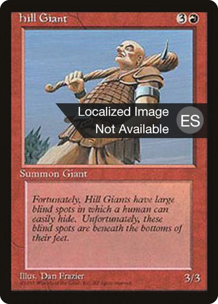 Image of Hill Giant (4BB-) - Fourth Edition Foreign Black Border