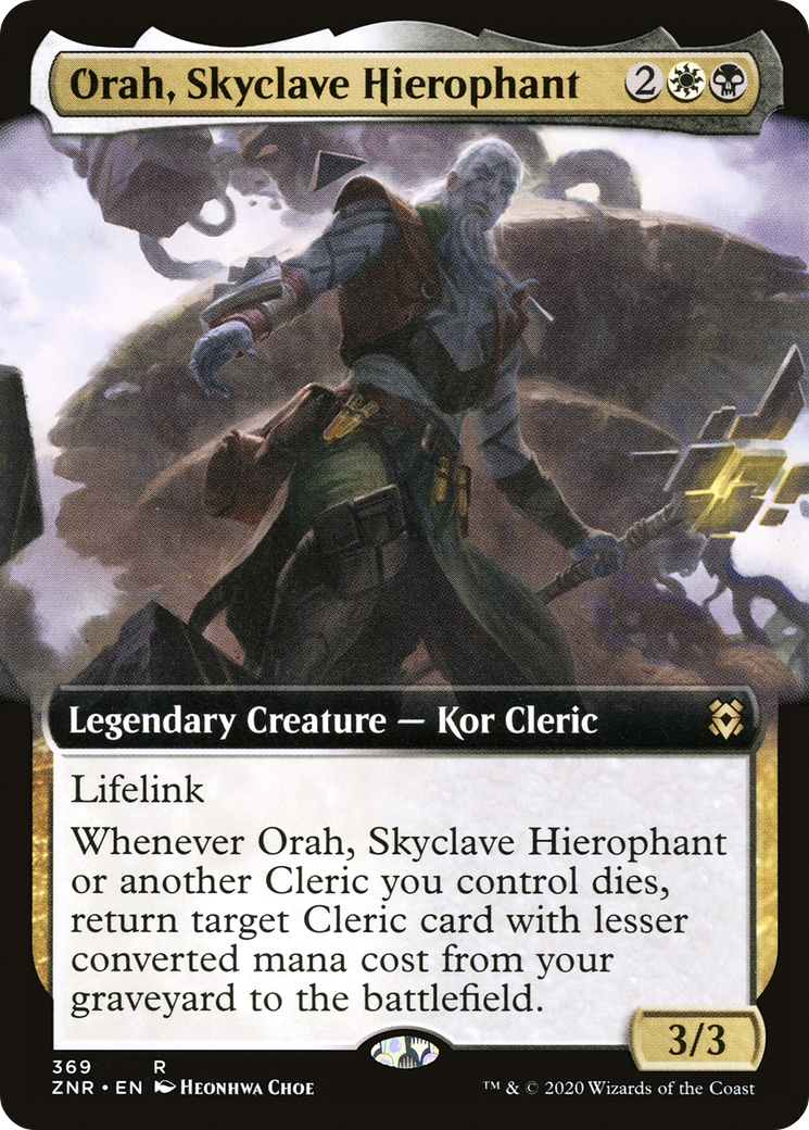 Image of Orah, Skyclave Hierophant (Extended Art) (ZNR-369) - Zendikar Rising: (Extended Art) Foil