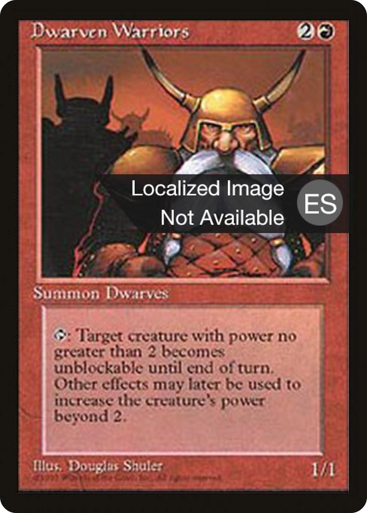 Image of Dwarven Warriors (4BB-) - Fourth Edition Foreign Black Border