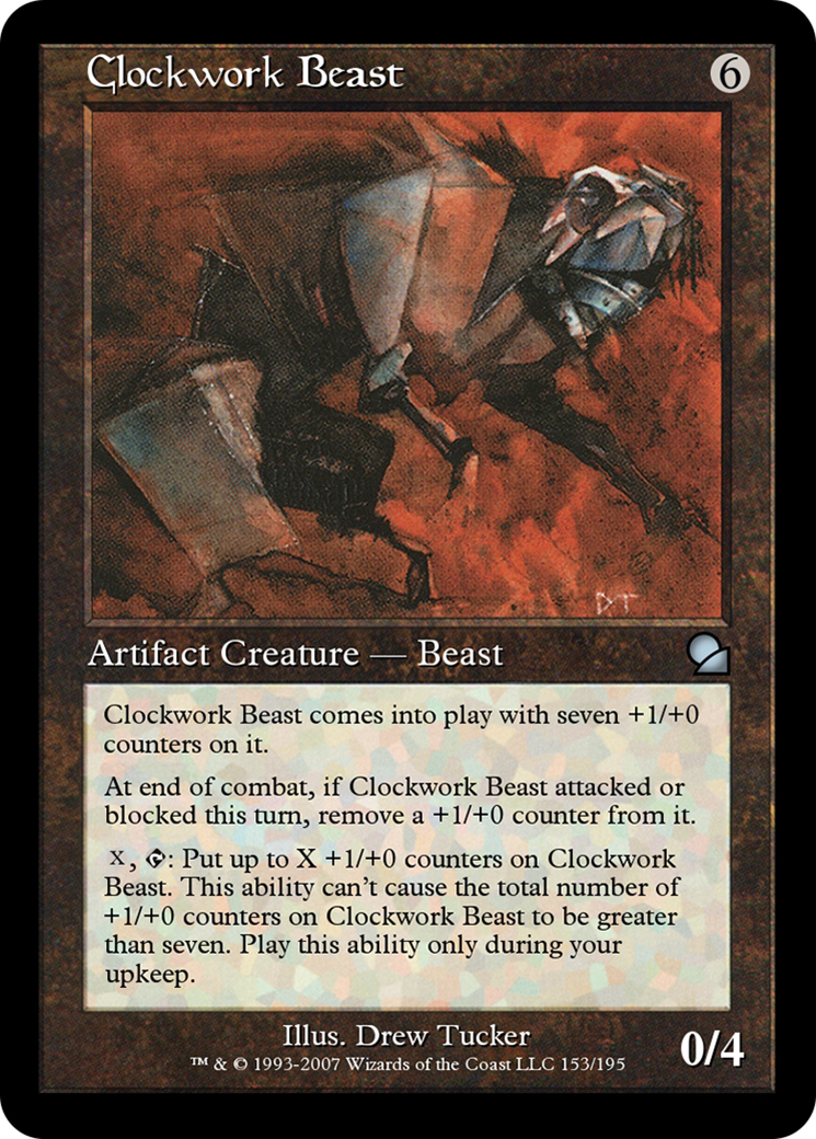 Image of Clockwork Beast (ME1-153) - Masters Edition Foil