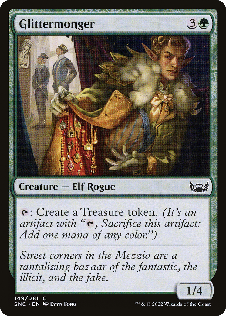 Image of Glittermonger (SNC-149) - Streets of New Capenna Foil