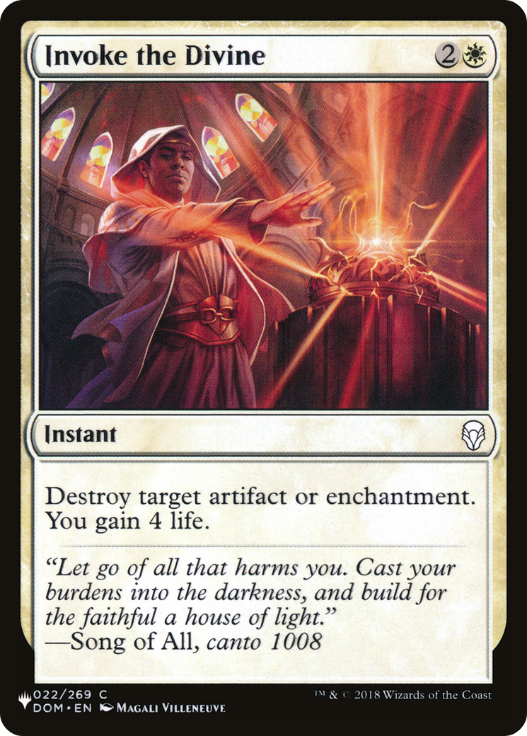 Image of Invoke the Divine (LIST-DOM-22) - The List