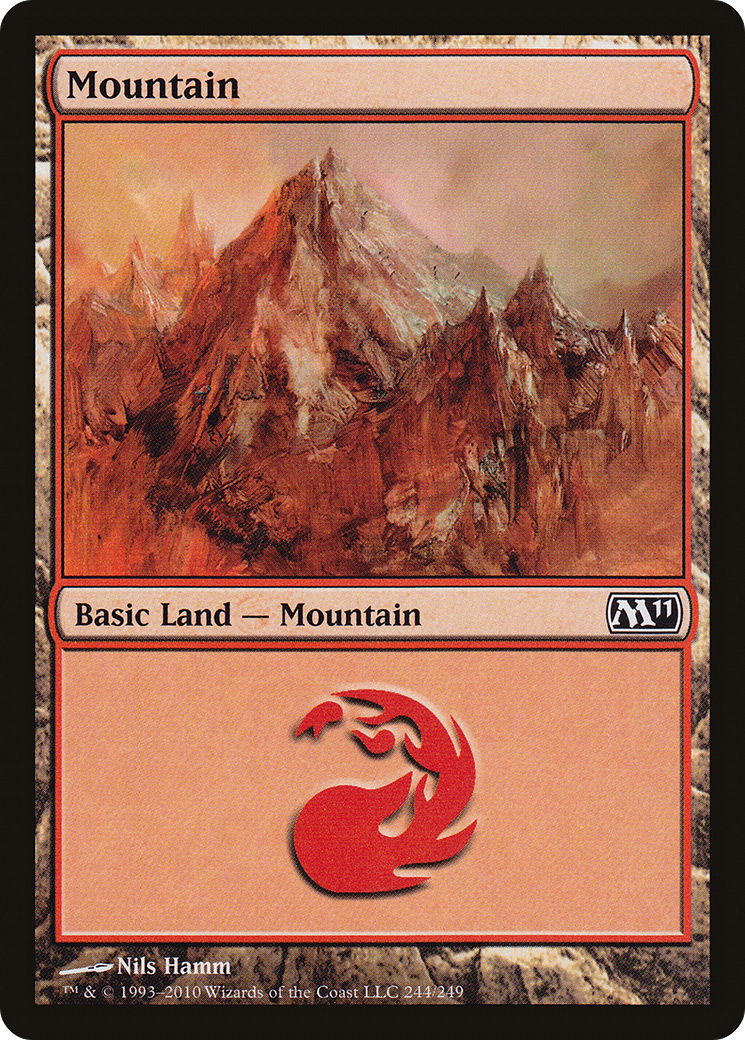 Image of Mountain (244) (M11-244) - Magic 2011