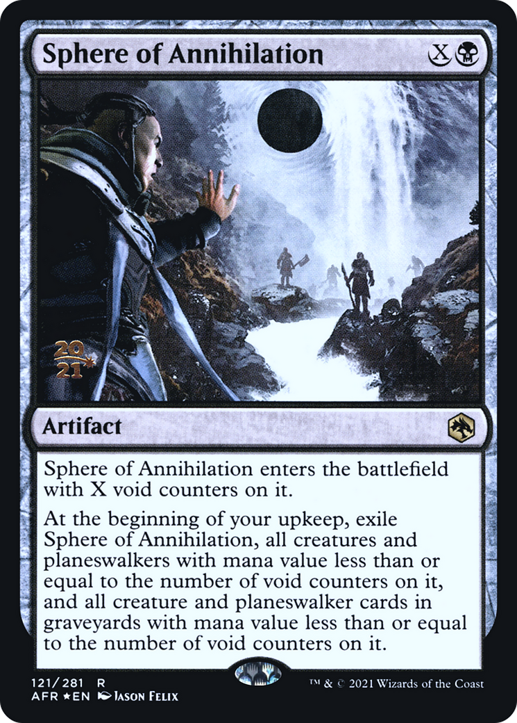Image of Sphere of Annihilation (PRE-121) - Adventures in the Forgotten Realms Promos Foil