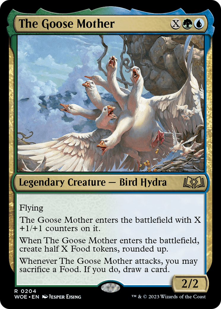 Image of The Goose Mother (WOE-204) - Wilds of Eldraine Foil