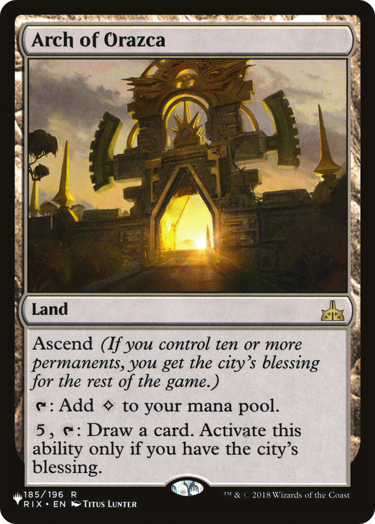 Image of Arch of Orazca (PLST-RIX-185) - The List