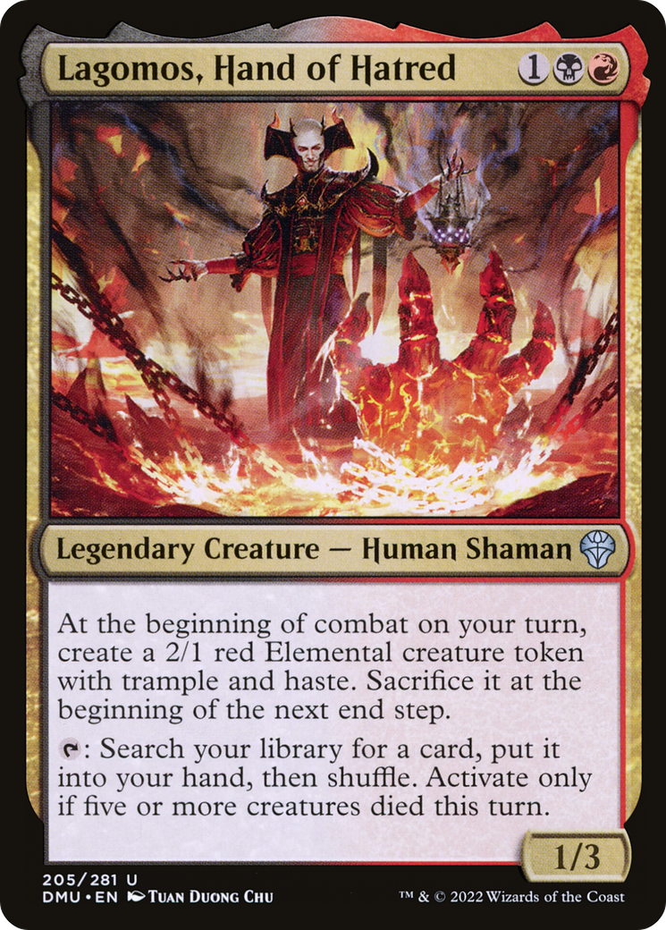 Image of Lagomos, Hand of Hatred (DMU-205) - Dominaria United