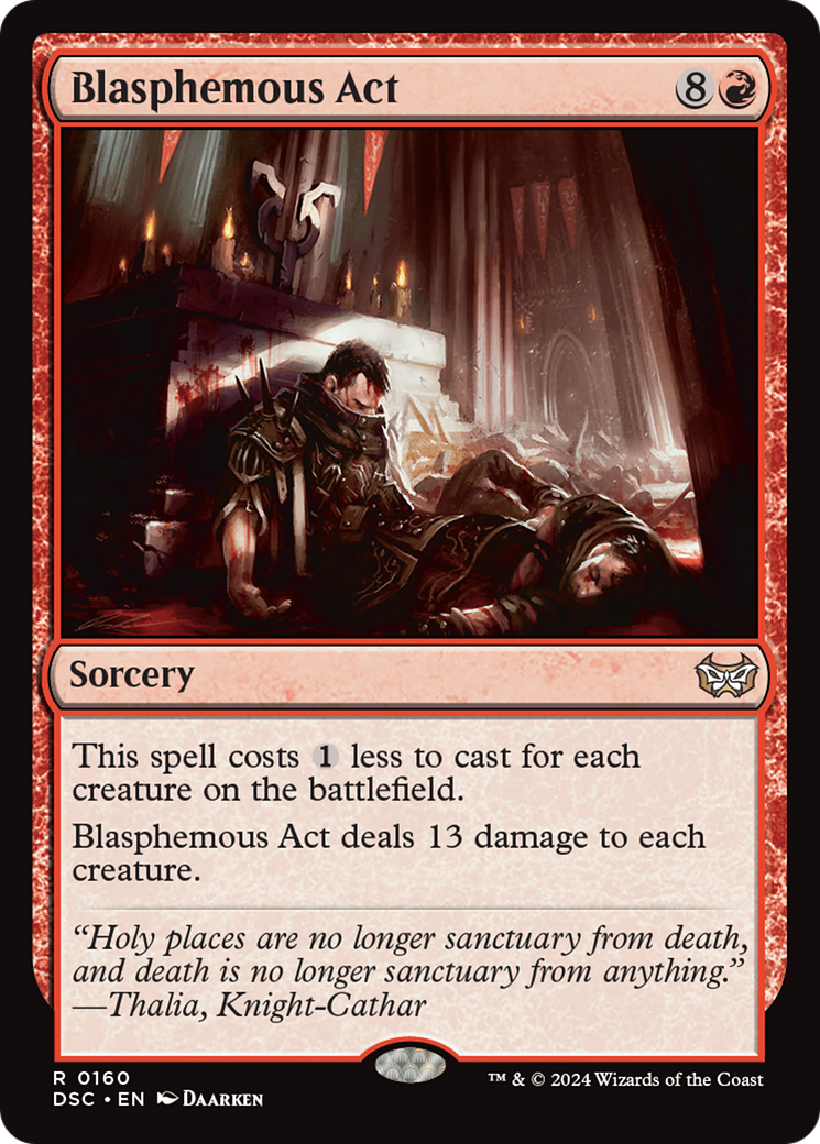Image of Blasphemous Act (DSC-160) - Duskmourn: House of Horror Commander
