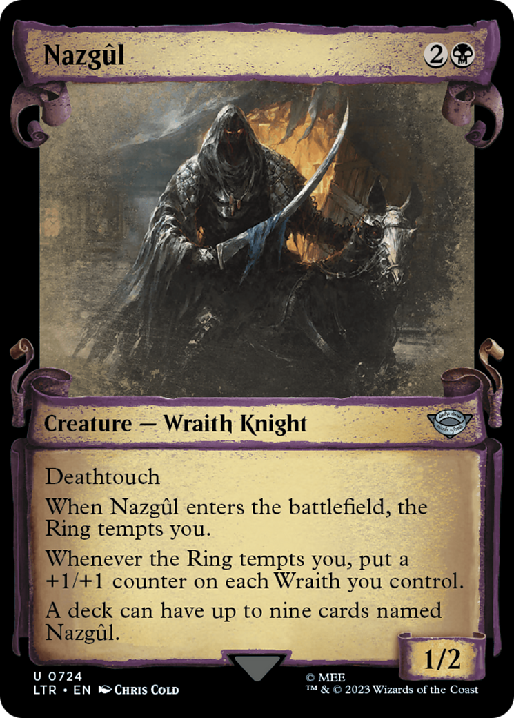 Image of Nazgul (0724) (Showcase Scrolls) (LTR-724) - The Lord of the Rings: Tales of Middle-earth: (Showcase)