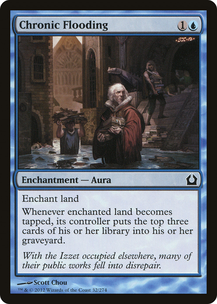 Image of Chronic Flooding (RTR-032) - Return to Ravnica Foil