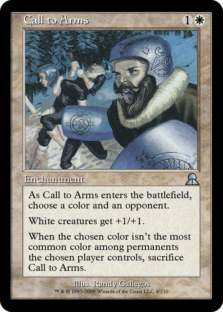 Image of Call to Arms (ME3-004) - Masters Edition III Foil