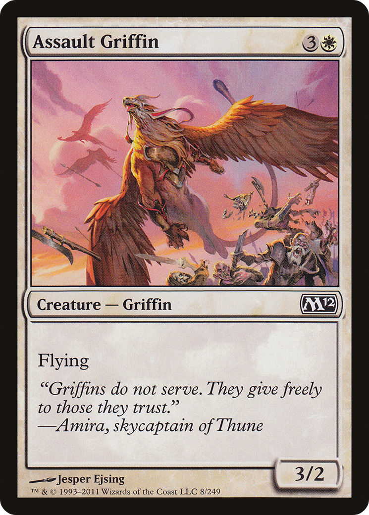 Image of Assault Griffin (M12-008) - Magic 2012 Foil