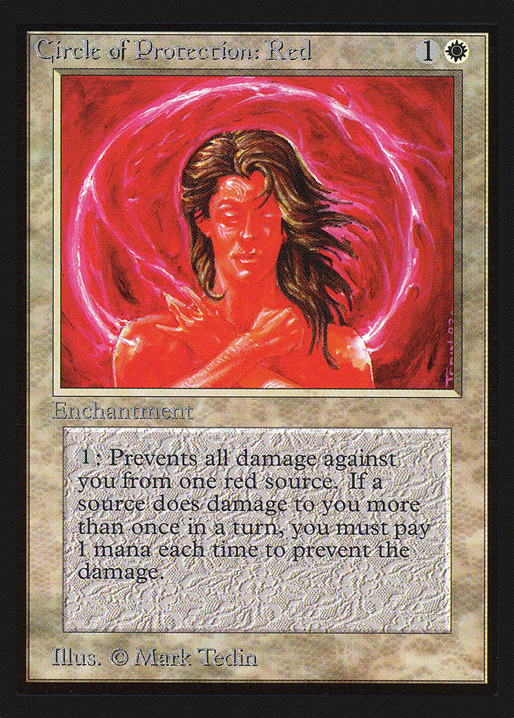 Image of Circle of Protection: Red (CE) (CED-) - Collectors' Edition