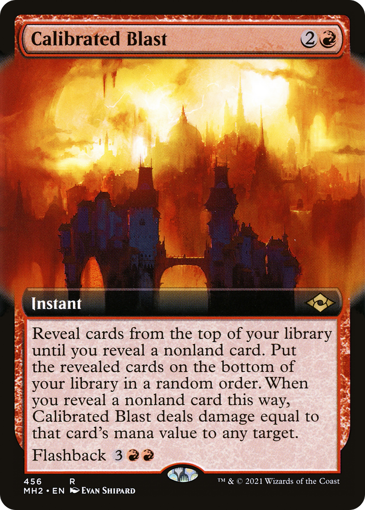 Image of Calibrated Blast (Extended Art) (MH2-456) - Modern Horizons 2: (Extended Art)