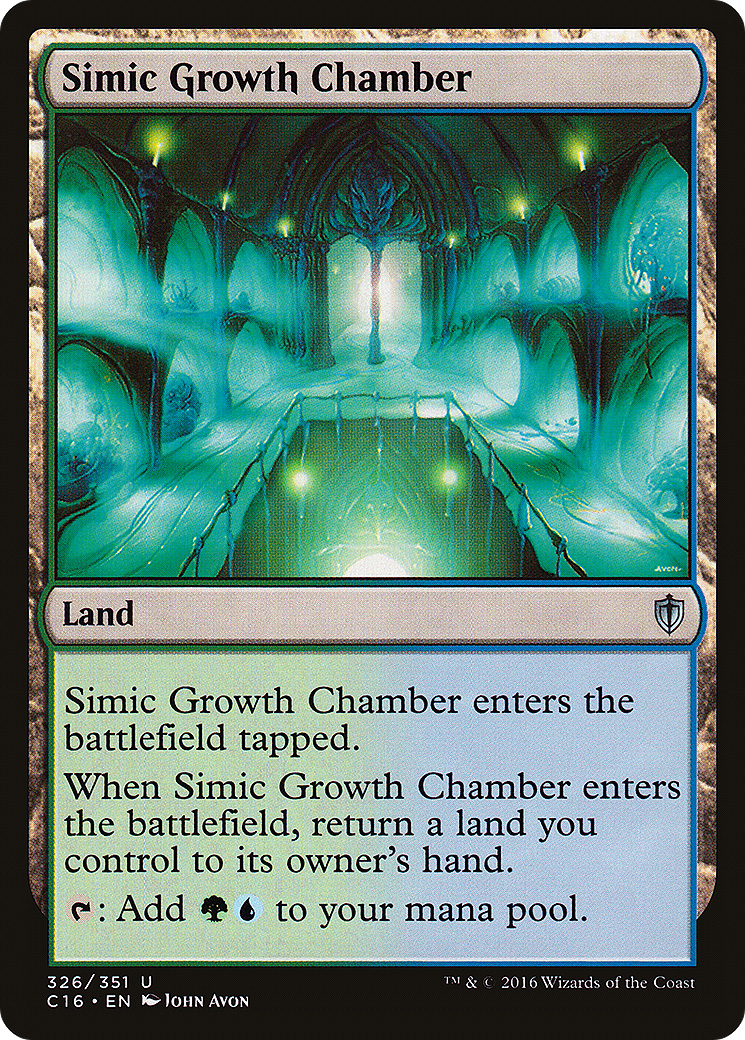 Image of Simic Growth Chamber (C16-326) - Commander 2016