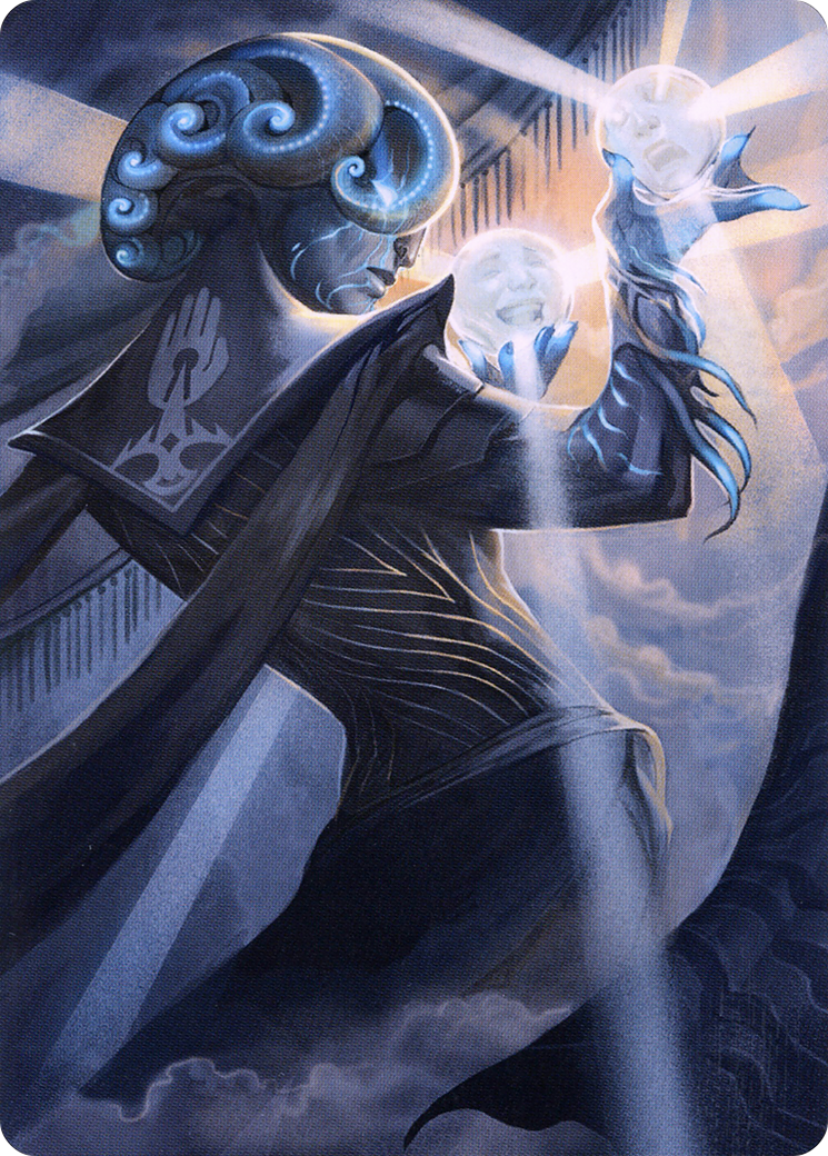 Image of Queza, Augur of Agonies // Queza, Augur of Agonies (ASNC-075) - New Capenna Art Series (Borderless) Foil