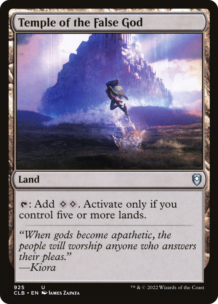 Image of Temple of the False God (CLB-925) - Commander Legends: Battle for Baldur's Gate
