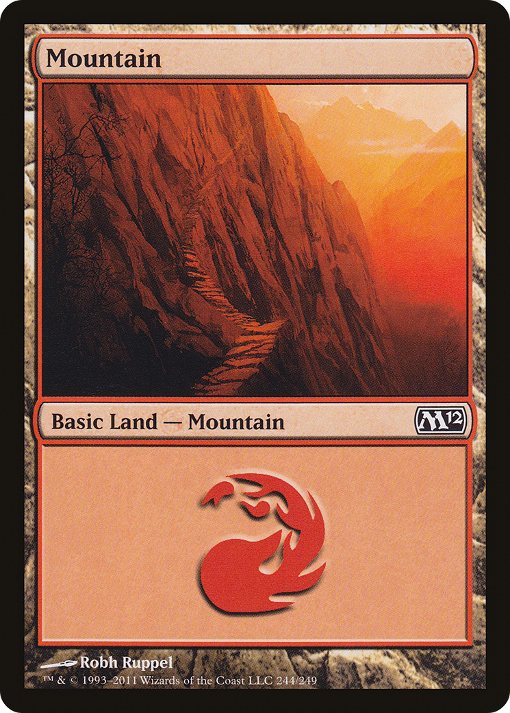 Image of Mountain (244) (M12-244) - Magic 2012 Foil