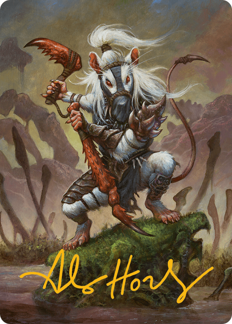 Image of Ink-Eyes, Servant of Oni // Ink-Eyes, Servant of Oni (ABLB-050) - Bloomburrow Art Series (Borderless)