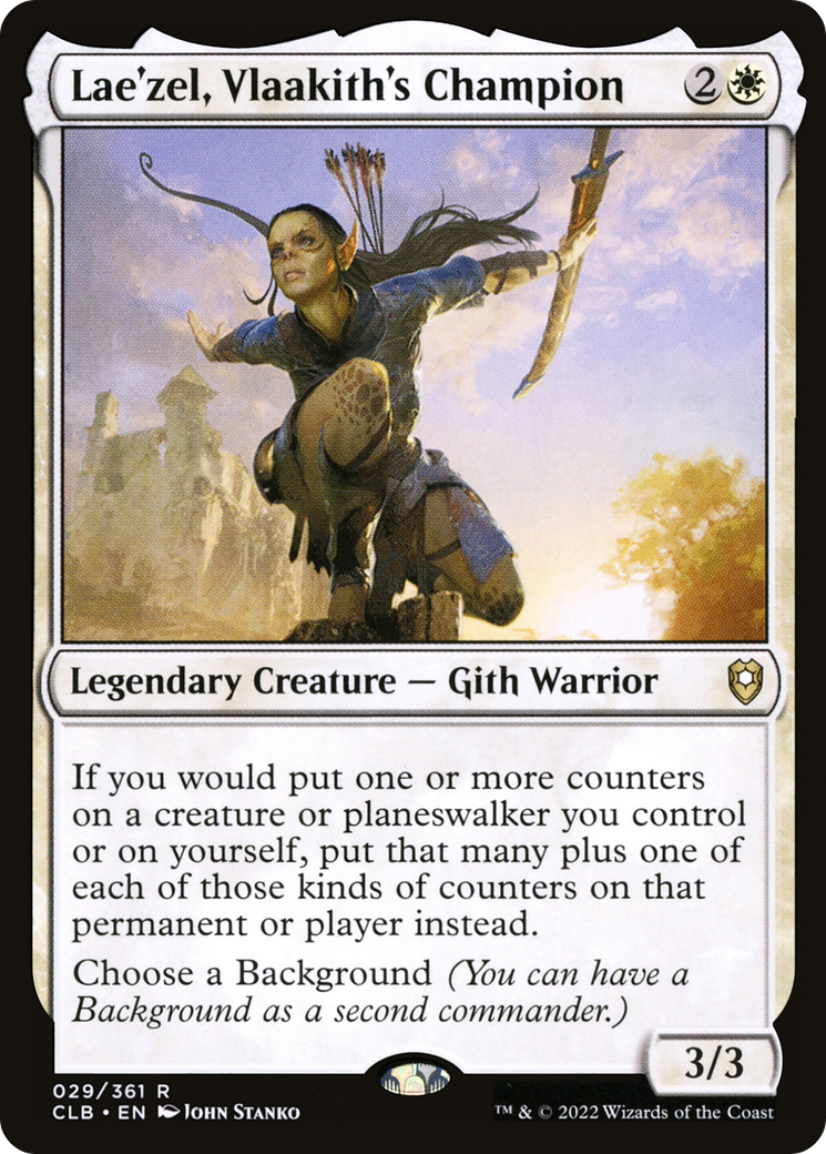 Image of Lae'zel, Vlaakith's Champion (CLB-029) - Commander Legends: Battle for Baldur's Gate Foil