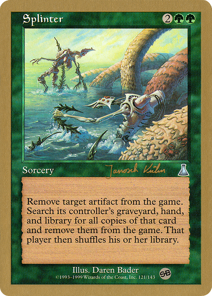 Image of Splinter - 2000 Janosch Kuhn (UDS) (SB) (WCD-) - World Championship Decks 2000