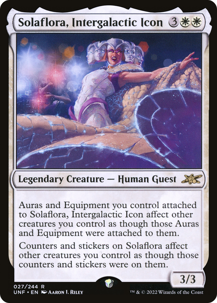 Image of Solaflora, Intergalactic Icon (UNF-027) - Unfinity Foil