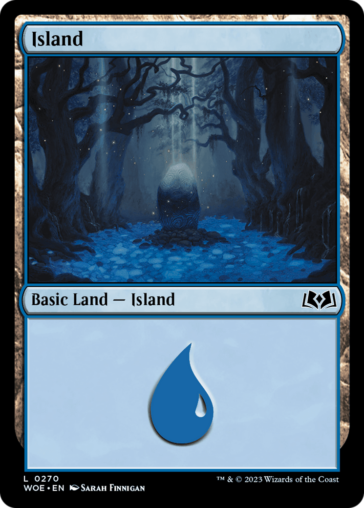 Image of Island (0270) (WOE-270) - Wilds of Eldraine Foil